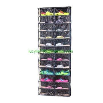Shoe Organizer Over the Door 24 -Pocket Hanging Shoe Rack Door Shelf Hanger Holder Storage Bag