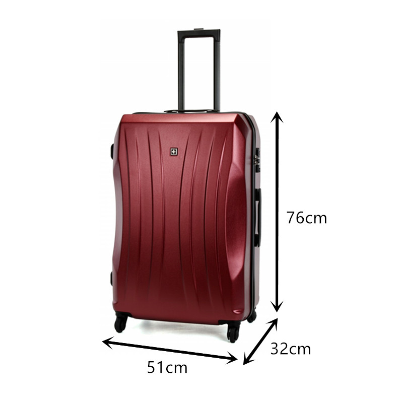 Lock Spinner Wheels Expandable Luggage