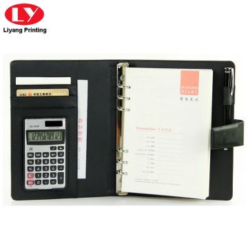 Business wordpad notebook with closure button