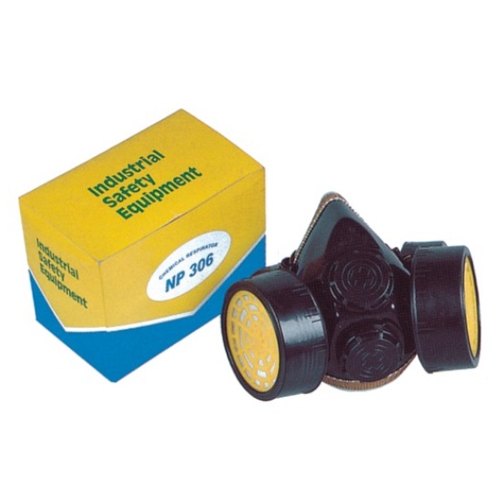 Chemical Gas Mask Respirator with Double Filter