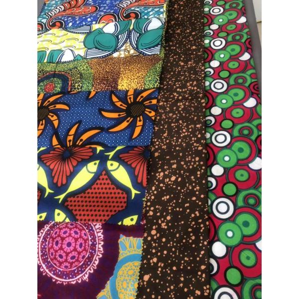 Polyester Africa wax print fabric