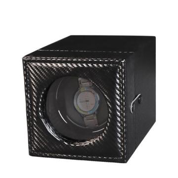 Black Leather Watch Winder Box