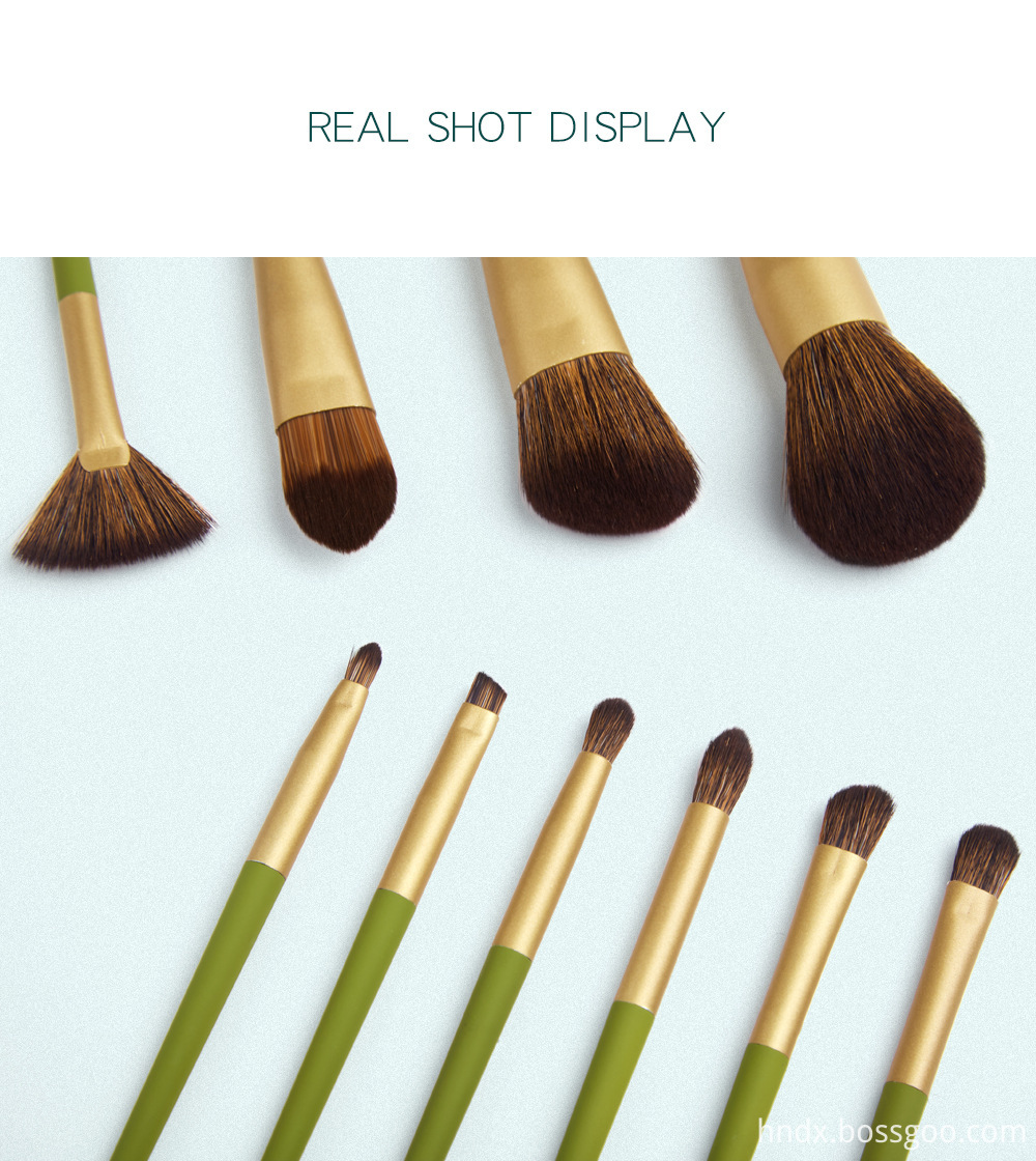 Wood Green Makeup Brush Suit 