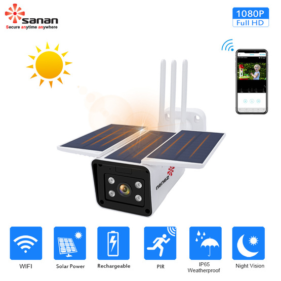 1080P Wifi wireless Solar Security Camera