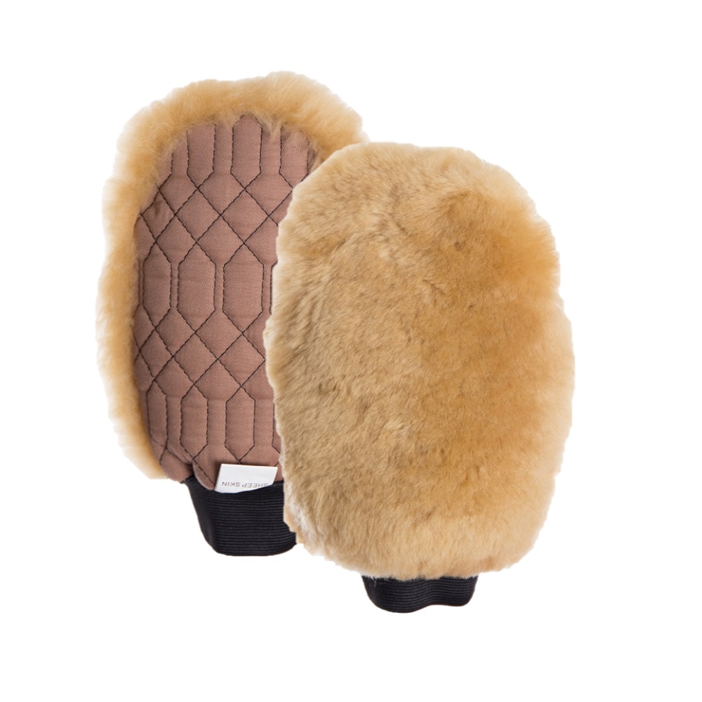 Sheepskin Grooming Mitt