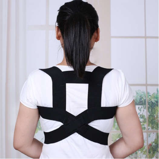 Posture corrective shoulder lumbar lower back brace