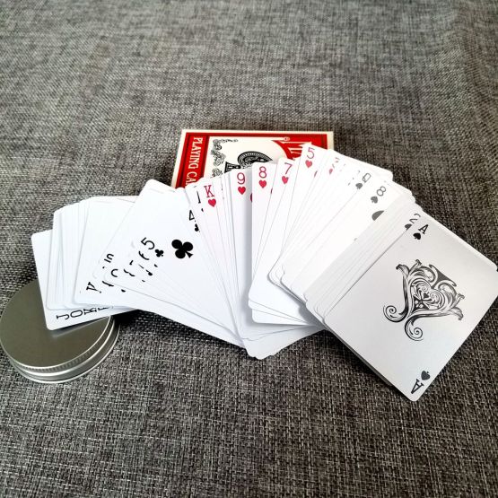 Custom playing card paper