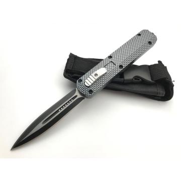 Carbon fiber Autimatic Folding Pocket Knife
