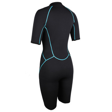 Seaskin Womens Front Zipper Shorty Wetsuit For Diving