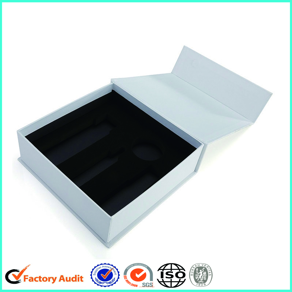 Magnetic Lid White Gift Boxes With Compartments