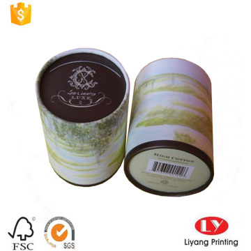 Round cardboard tube tea packaging gift box