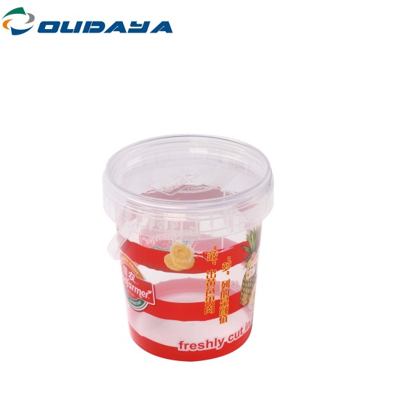 800ml tamper evide iml container with cover