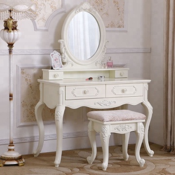 2018 hot selling elegant white cheap Makeup table Dressing Table