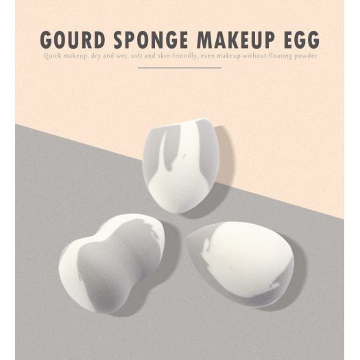 Makeup Blender Sponge Grey white Soft Puff