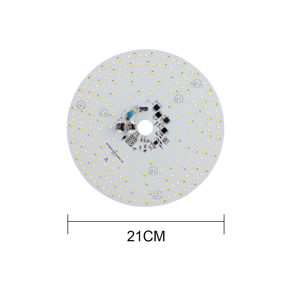 The width of the colorable 24W light source module