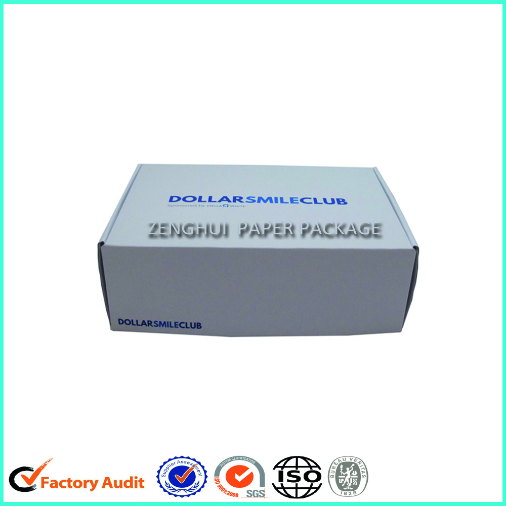 White Corrugated Cardboard Mailer Carton Box