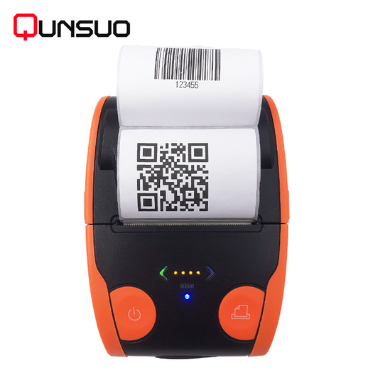 Handheld portable label printer for shipping and packaging
