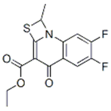 Ethyl 6,7-difluoro-1-methyl-4-oxo-4H-[1,3]thiazeto[3,2-a]quinoline-3-carboxylate CAS 113046-72-3