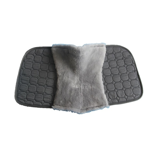 New velvet sheepskin saddle pad with cords