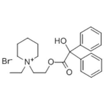 Piperidinium,1-ethyl-1-[2-[(2-hydroxy-2,2-diphenylacetyl)oxy]ethyl]-, bromide (1:1) CAS 23182-46-9