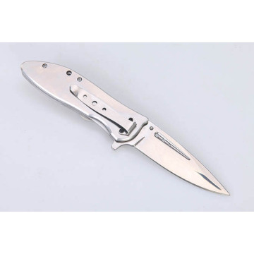 Hunting Pocket Folding Knife with Wooden Handle