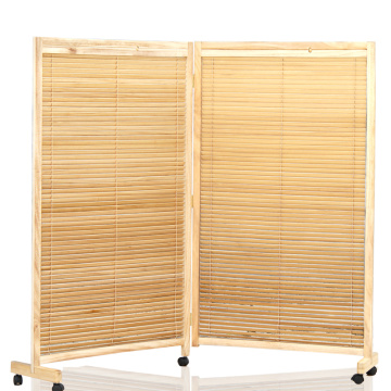 Office screen simple living room folding screen fashion mobile solid wood screen partition