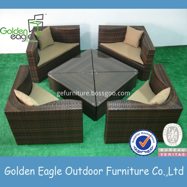 wicker outdoor furniture adjustable feet