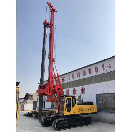 Crawler undercarriage hydraulic pile boring machine