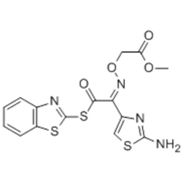 Acetic acid,2-[[(Z)-[1-(2-amino-4-thiazolyl)-2-(2-benzothiazolylthio)-2-oxoethylidene]amino]oxy]-,methyl ester CAS 246035-38-1