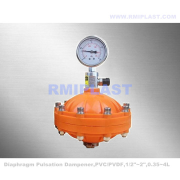 Plastic PVC PP PVDF Pulsation Damper