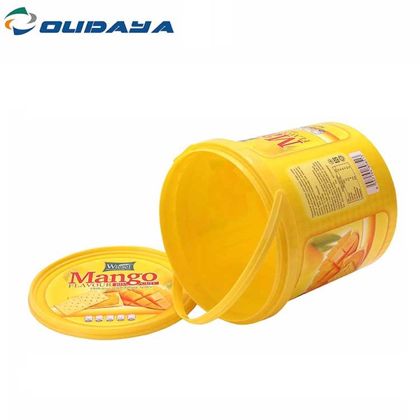 2500ml butter container with iml printing