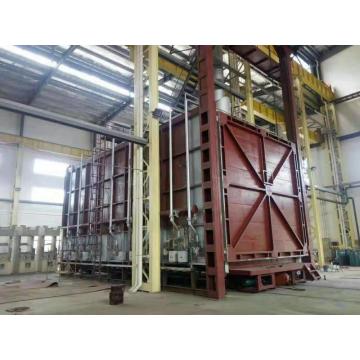 Large oil and gas trolley furnace