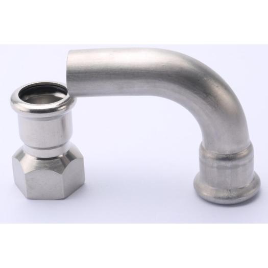 Stainless Steel Press Fitting 90 Elbow Extension Coupling