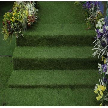 Good quality outdoor artificial grass carpet natural