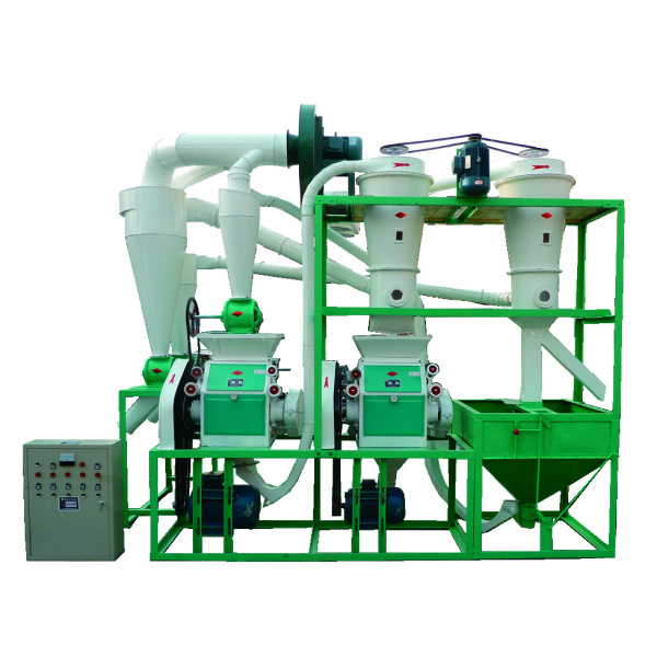 Double mill  automatic loading flour mill