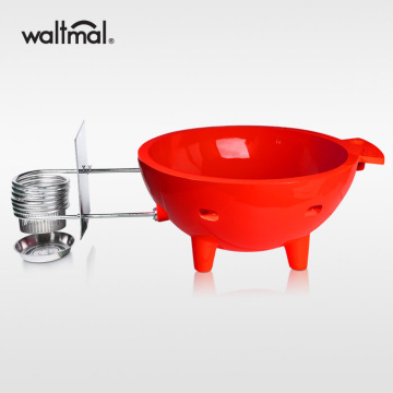 Waltmal Outdoor Hot Tub in Red