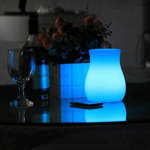 Decorative LED Flower Pot for Hotel Decor