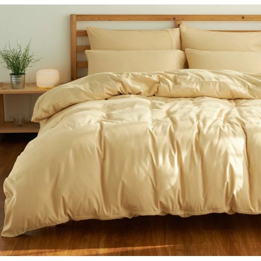 fitted sheet with solid color