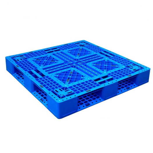 Six runners bottom support plastic pallet mould