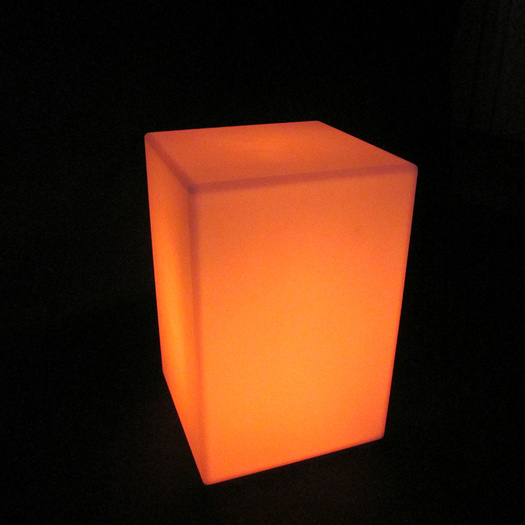 Led Light Up Outdoor Furniture Led Cube Chair