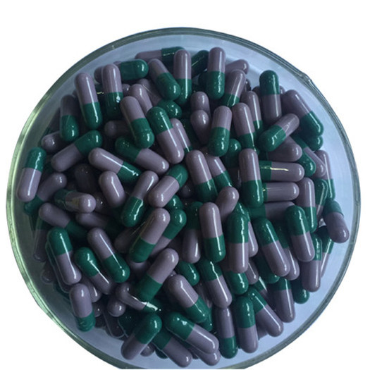 Blue white empty pill capsules Halal GMP