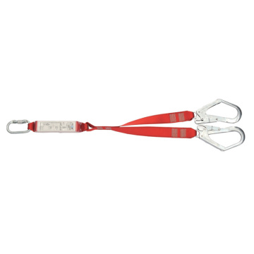 Shock Absorber Lanyard with 2 Hooks