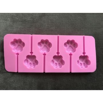 Bear paw lollipop chocolate silicone cartoon molds tool