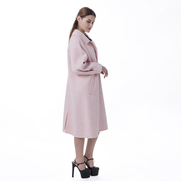 New pink cashmere overcoat