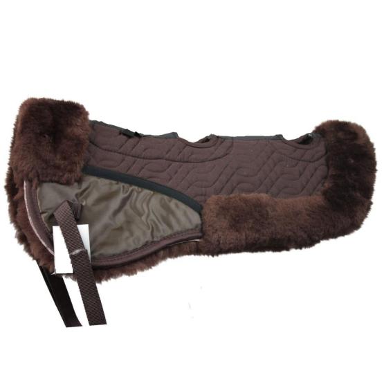 Horse equestrian wool saddle pad with holes