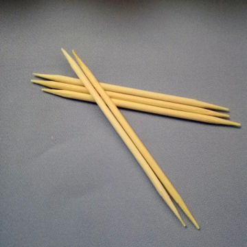 High Quality Hygienic Bamboo Toothpick Middle Round Bottle