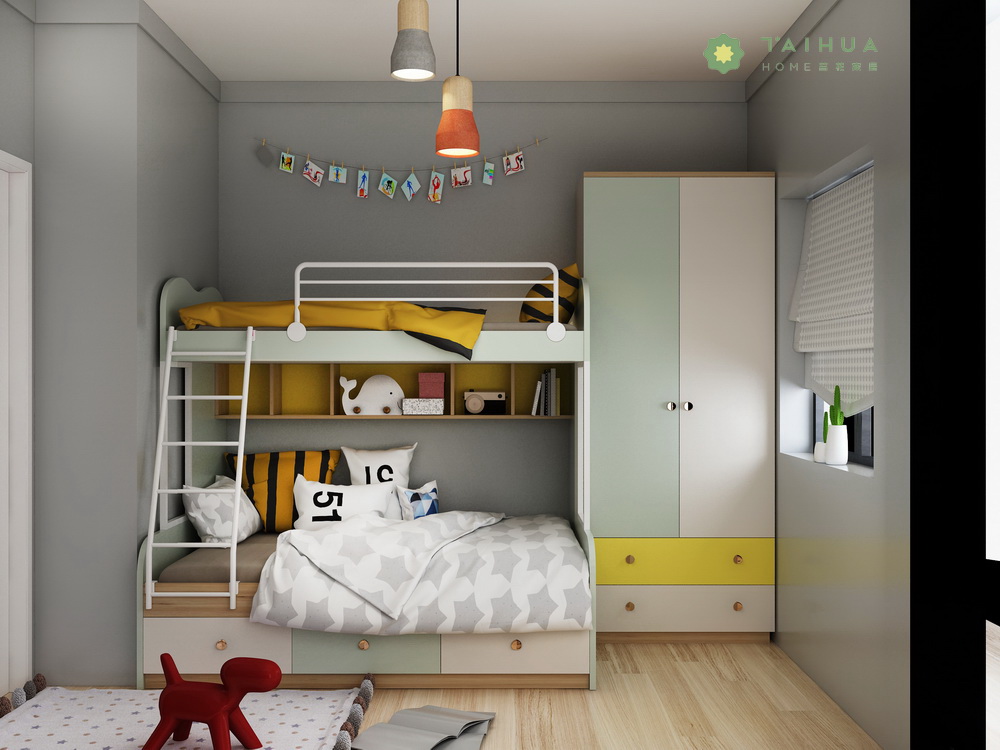 Light Green Kid's Room