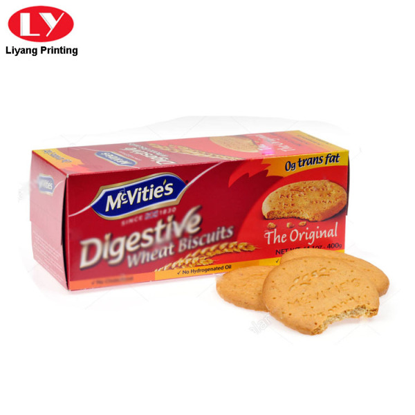 Biscuits Packaging Box with Full Color Printed