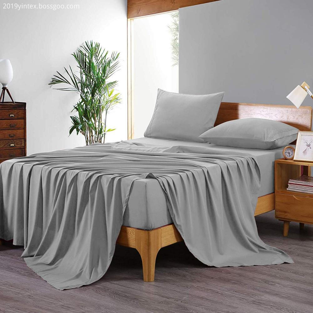 4pcs Microfiber Bed Sheet