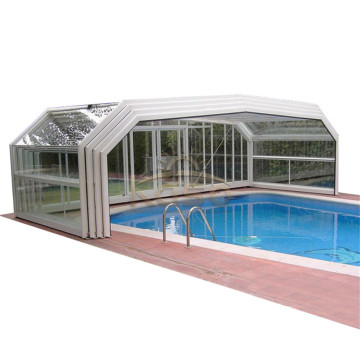 Economical Aluminum Swimming Pool With Retractable Roof